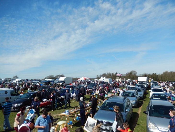 Busy Waltham Abbey Car boot sale